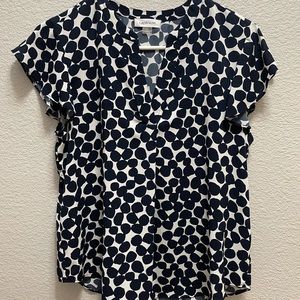 Calvin Klein Short Sleeve Blouse